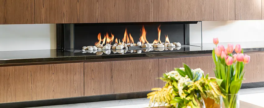 Double-height Fireplace Design Refurbishment in Pine Hills, Florida