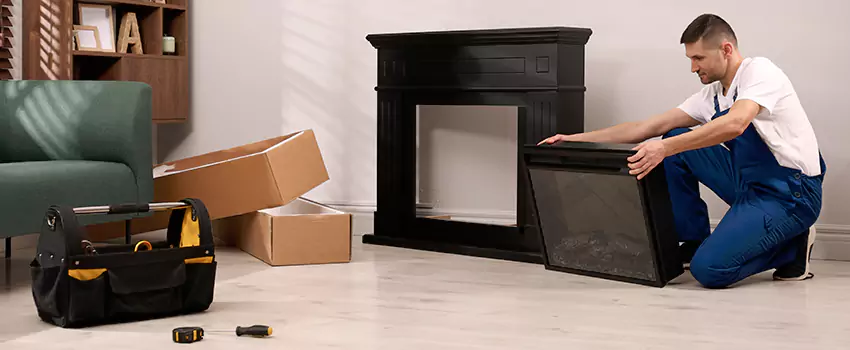 Old Rusted Metal Fireplace Repair And Replacement in Pine Hills, FL