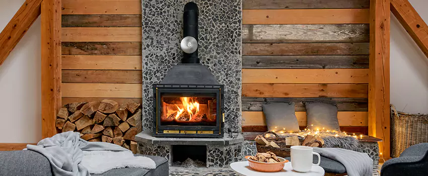 Thelin Hearth Products Direct Vent Gas Stove Fireplace Inspection in Pine Hills, Florida